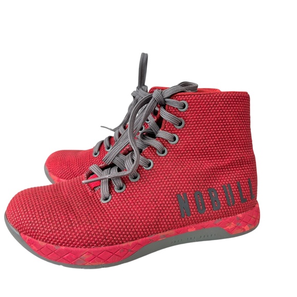 Nobull High-Top Fire Heather Trainer Outwork Crossfit Sneakers Women's Size 6 - Picture 1 of 10